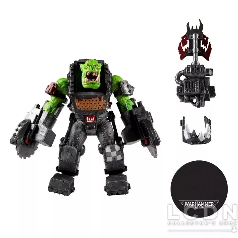 Warhammer 40k Action Figurine Ork Meganob avec Buzzsaw 30 cm