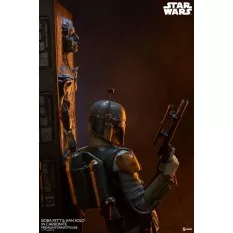 Star Wars Statue 1/4 Premium Format Boba Fett et Han Solo dans la Carbonite 70cm (Neuf)