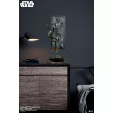 Star Wars Statue 1/4 Premium Format Boba Fett et Han Solo dans la Carbonite 70cm (Neuf)