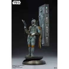 Star Wars Statue 1/4 Premium Format Boba Fett et Han Solo dans la Carbonite 70cm (Neuf)