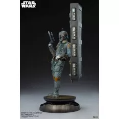 Star Wars Statue 1/4 Premium Format Boba Fett et Han Solo dans la Carbonite 70cm (Neuf)