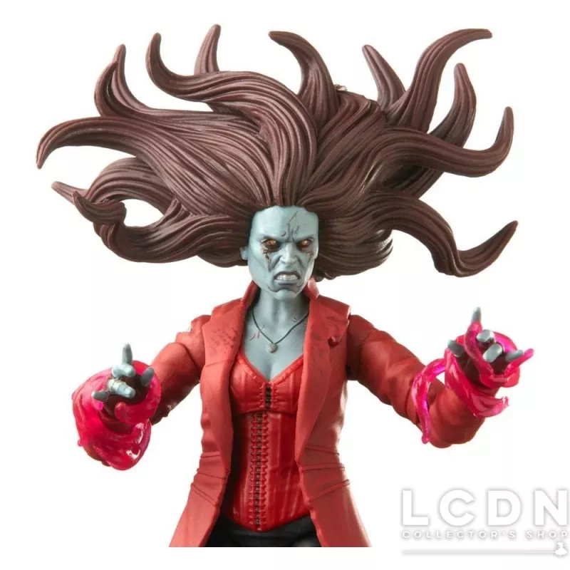 What If...? Marvel Legends Series Action Figurine Khonshu BAF : Zombie Scarlet Witch 15cm
