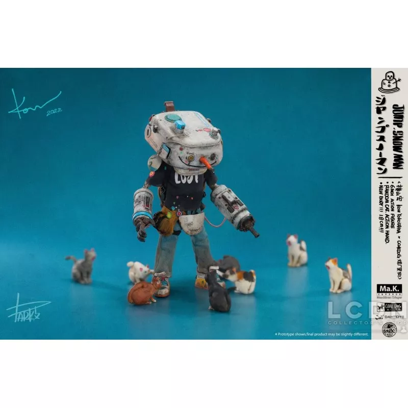 Jump Snowman Action Figure 1/12 Damtoys X Yokoyama X Coaldog CS022 1/12