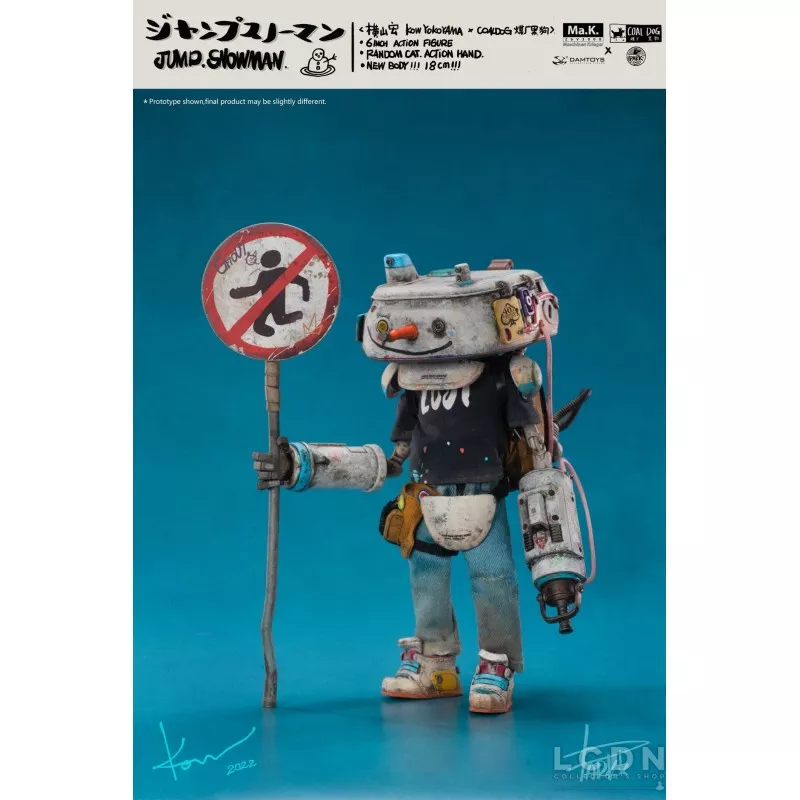 Jump Snowman Action Figure 1/12 Damtoys X Yokoyama X Coaldog CS022 1/12