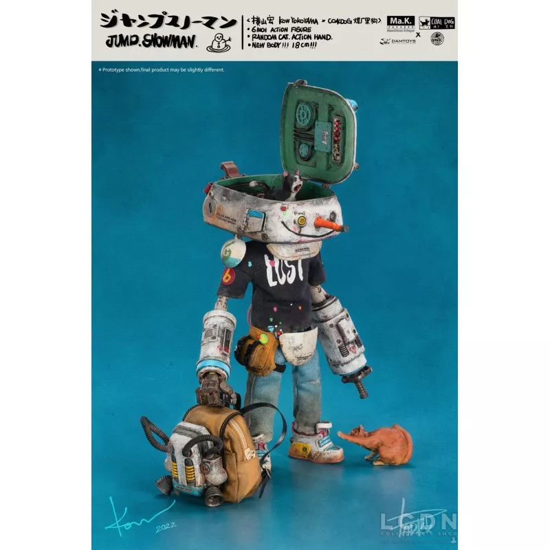 Jump Snowman Action Figure 1/12 Damtoys X Yokoyama X Coaldog CS022 1/12