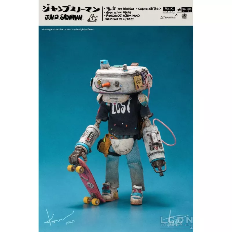 Jump Snowman Action Figure 1/12 Damtoys X Yokoyama X Coaldog CS022 1/12