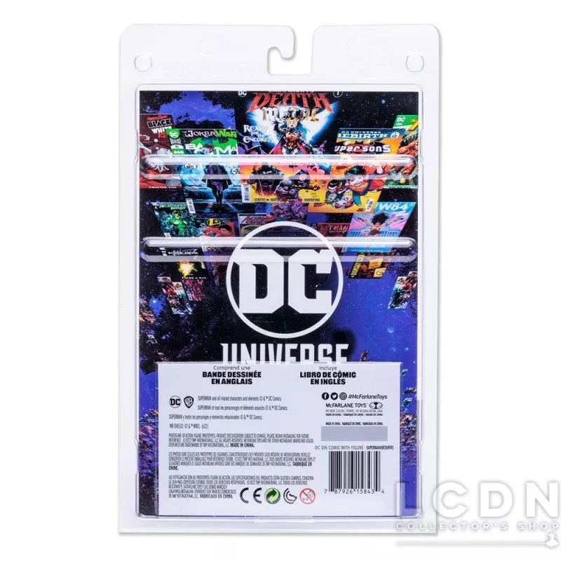DC Comics Page Punchers Action Figurine &amp; Comic Book Superman (Rebirth) 8cm