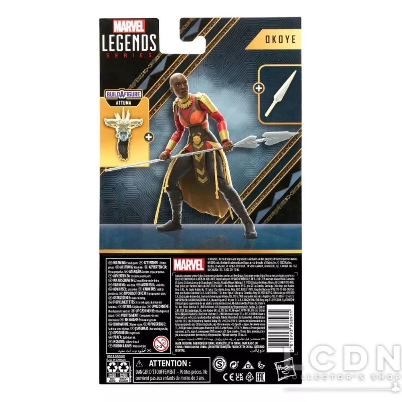 Black Panther Wakanda Forever Marvel Legends Series Action Figure Attuma BAF : Okoye 15cm