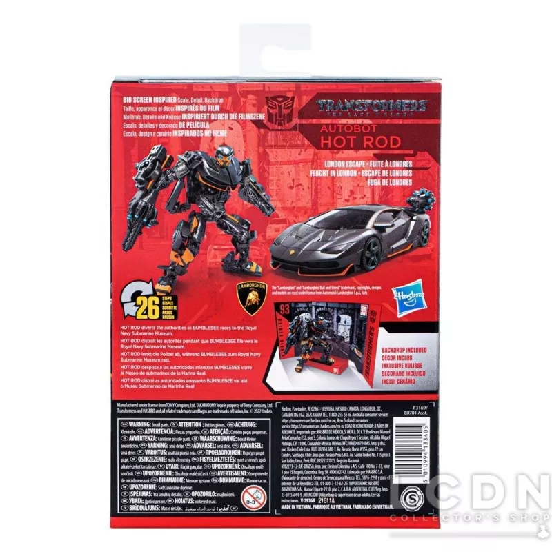 The Transformers: The Last Knight Generations Studio Series Deluxe Class figure Autobod Hot Rod 11cm
