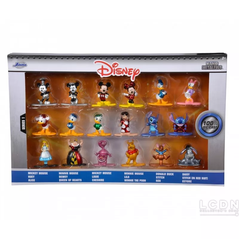 Disney Nano Metal Figurine Multi Pack 18 pièces Wave 1 4cm