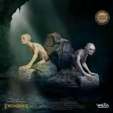 Lord of the Rings Statue Gollum & Sméagol in Ithilien 11cm