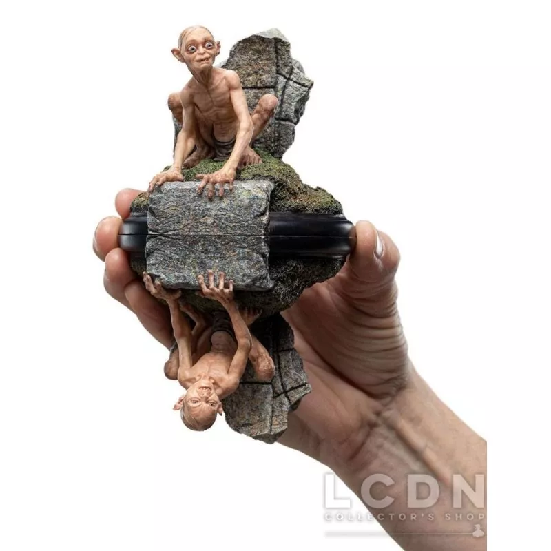 Lord of the Rings Statue Gollum &amp; Sméagol in Ithilien 11cm