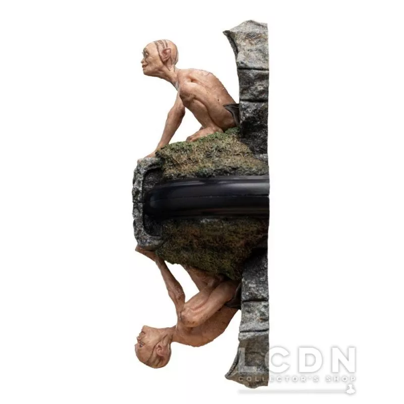 Lord of the Rings Statue Gollum &amp; Sméagol in Ithilien 11cm