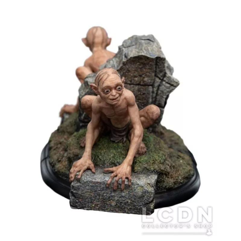 Lord of the Rings Statue Gollum &amp; Sméagol in Ithilien 11cm