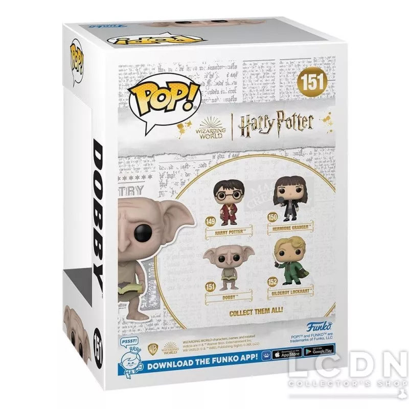Harry Potter et la Chambre des Secrets POP! Anniversary Movies Dobby Vinyle Figurine 10cm N°151