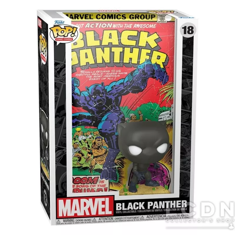 Marvel POP Comic Cover Black Panther Vinyl Figure 10cm N 18