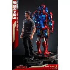 Hot Toys DS004D51 Iron Man 3 Collectible Diorama 1/6 Iron Man Mark VII (Open Armor Version) 32cm *Diecast*