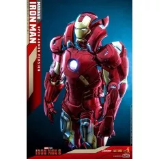 Hot Toys DS004D51 Iron Man 3 Collectible Diorama 1/6 Iron Man Mark VII (Open Armor Version) 32cm *Diecast*