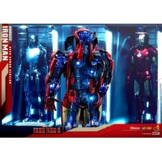 Hot Toys DS004D51 Iron Man 3 Collectible Diorama 1/6 Iron Man Mark VII (Open Armor Version) 32cm *Diecast*