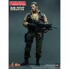 Hot Toys MMS72 Predator Collectible Action Figure 1/6 Major Alan 'Dutch' Schaefer 30cm (displayed)