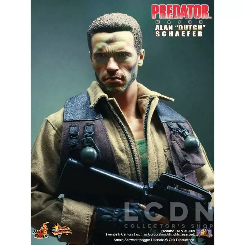 Hot Toys MMS72 Predator Collectible Action Figure 1/6 Major Alan &#039;Dutch&#039; Schaefer 30cm (displayed)
