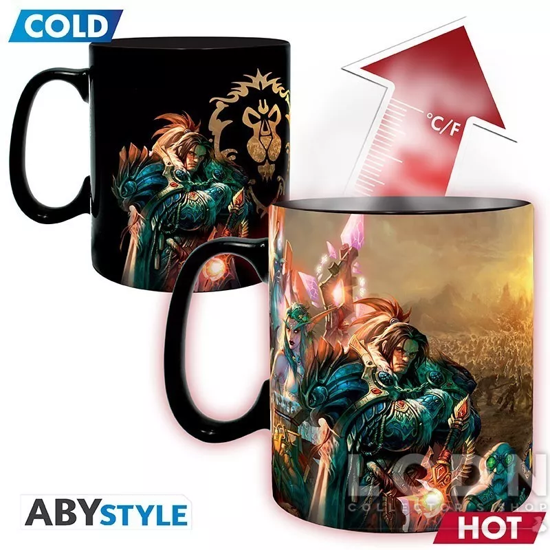 World of Warcraft Mug Thermo-Réactif Azeroth 460ml