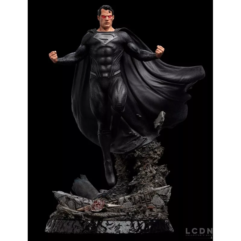 Zack Snyder's Justice League Superman Black Suit 1/4 Statue 65cm