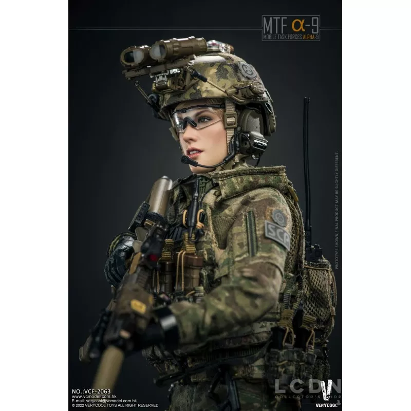 Mobile Task Forces Alpha-9 MTF Alpha-9 Collectible Action Figurine 1/6 VERYCOOL VCF-2063