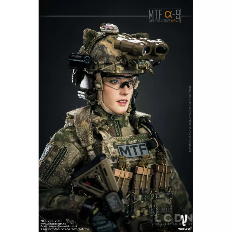 Mobile Task Forces Alpha-9 MTF Alpha-9 Collectible Action Figurine 1/6 VERYCOOL VCF-2063