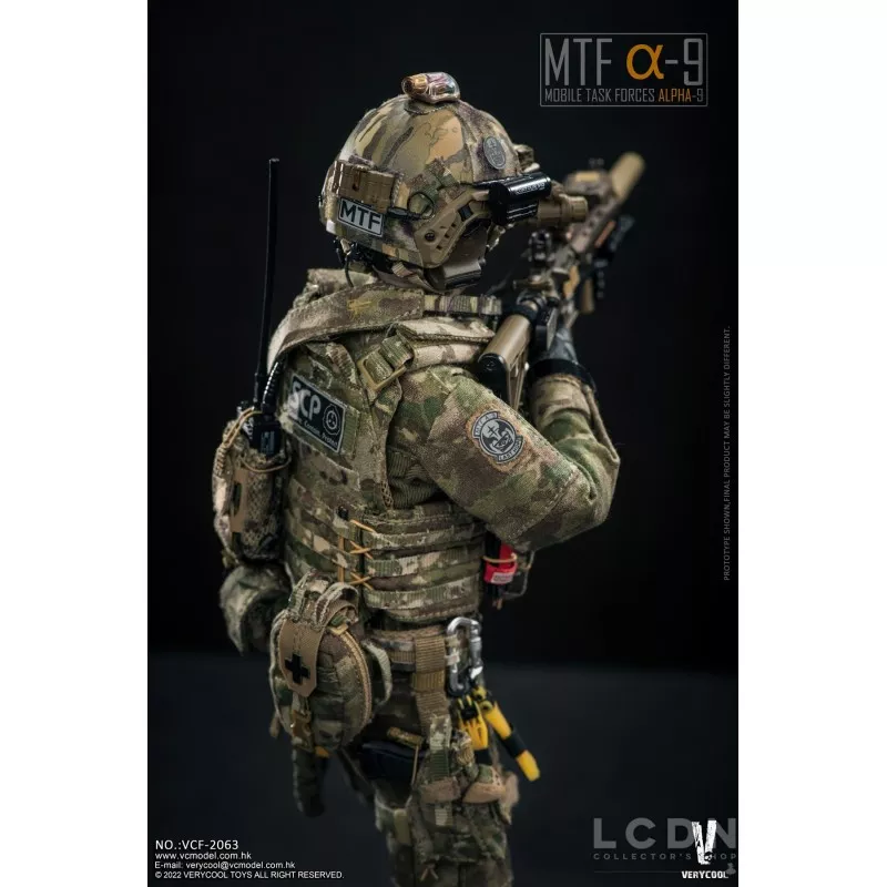 Mobile Task Forces Alpha-9 MTF Alpha-9 Collectible Action Figurine 1/6 VERYCOOL VCF-2063