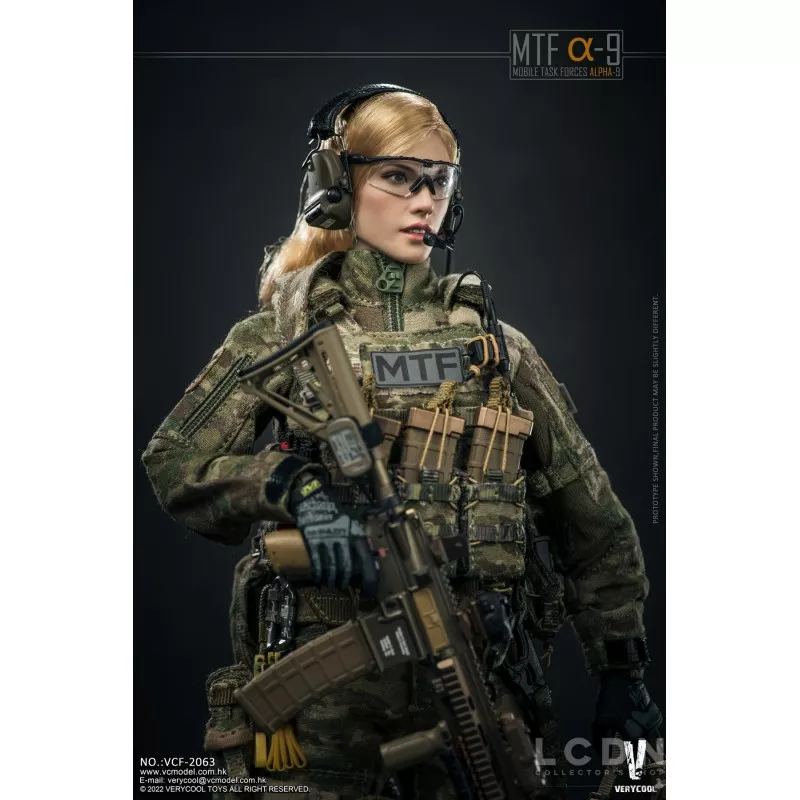 Mobile Task Forces Alpha-9 MTF Alpha-9 Collectible Action Figurine 1/6 VERYCOOL VCF-2063