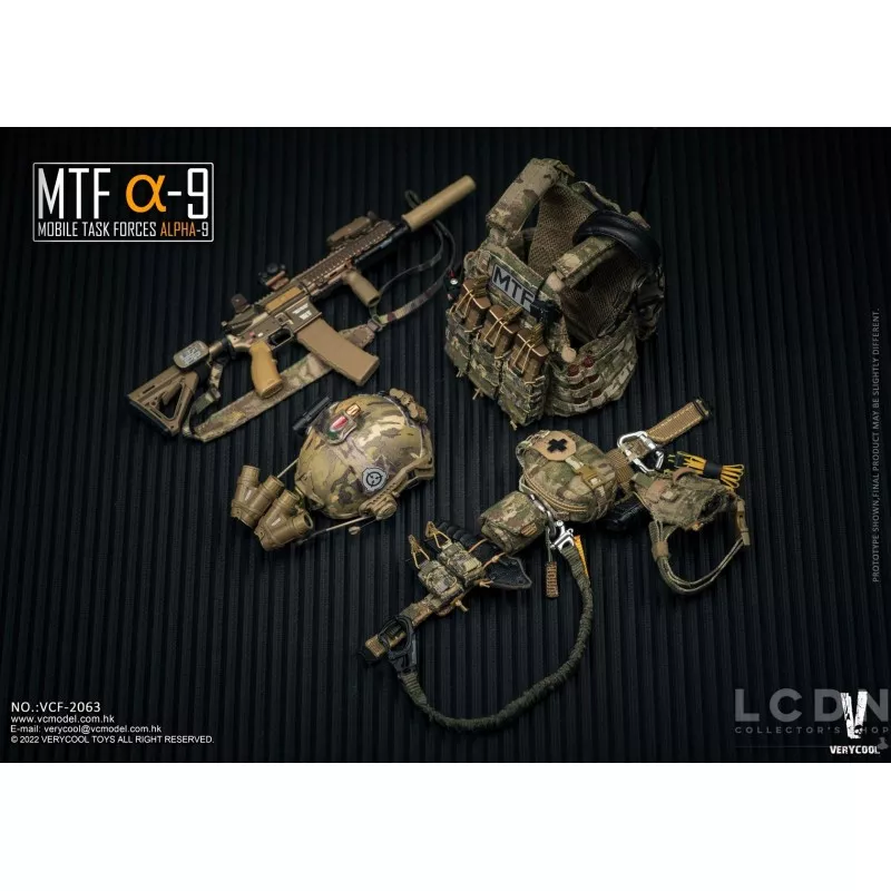 Mobile Task Forces Alpha-9 MTF Alpha-9 Collectible Action Figurine 1/6 VERYCOOL VCF-2063