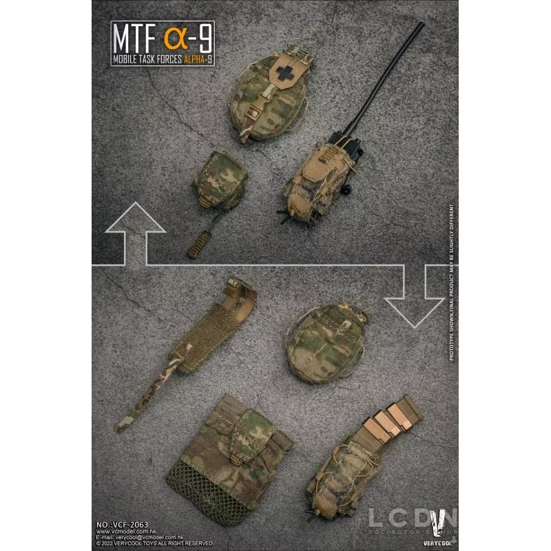 Mobile Task Forces Alpha-9 MTF Alpha-9 Collectible Action Figurine 1/6 VERYCOOL VCF-2063