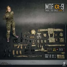 Mobile Task Forces Alpha-9 MTF Alpha-9 Collectible Action Figurine 1/6 VERYCOOL VCF-2063