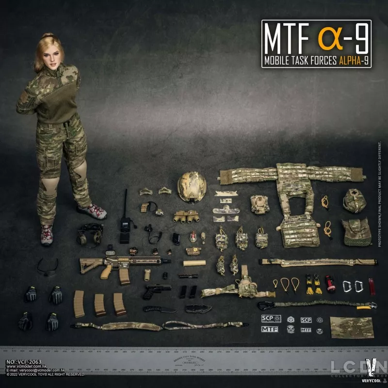 Mobile Task Forces Alpha-9 MTF Alpha-9 Collectible Action Figurine 1/6 VERYCOOL VCF-2063