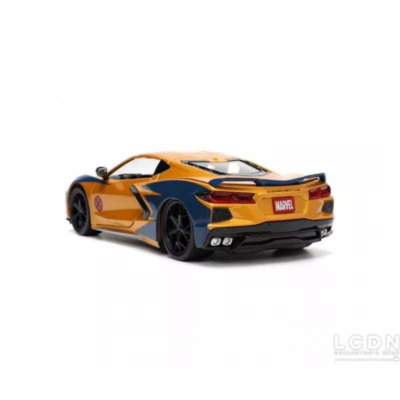 JadaTOYS 1/24 MARVEL WOLVERINE & 2020 CHEVROLET CORVETTE