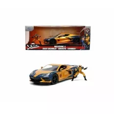 Marvel X-Men Wolverine & 2020 Chevrolet Corvette Stingray 1/24