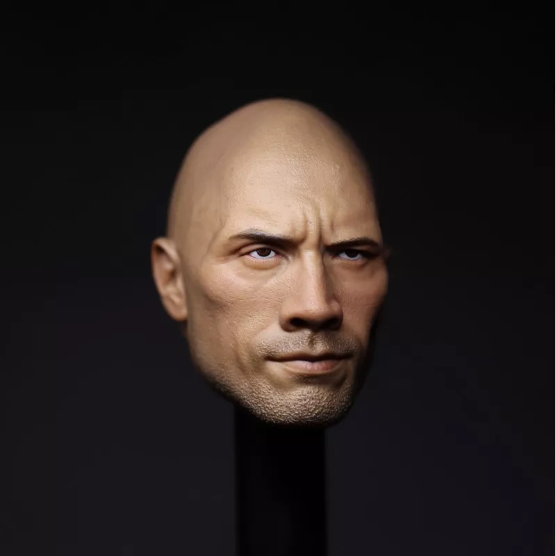 T te Headsculpt 1 6 Stone Dwayne Johnson ELEVEN EXK011 t-te-headsculpt-1-6-stone-dwayne-johnson-eleven-exk011