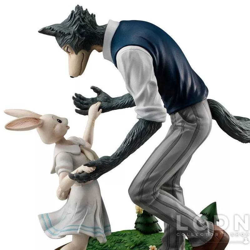 Beastars Statue Legoshi &amp; Haru Shall We Dance 23cm