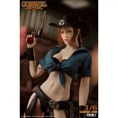 Western Cowboy Bounty Hunter Cowgirl Collectible Action Figure 1/6 LONGSHANJINSHU LS2022-08B