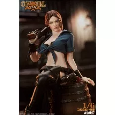 Western Cowboy Bounty Hunter Cowgirl Collectible Action Figure 1/6 LONGSHANJINSHU LS2022-08B