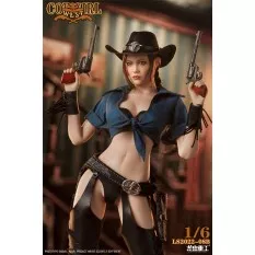 Western Cowboy Bounty Hunter Cowgirl Collectible Action Figure 1/6 LONGSHANJINSHU LS2022-08B