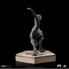 Jurassic World Icons Statue Velociraptor Blue 9cm