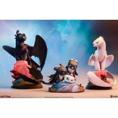 Dragons Statue Light Fury 26cm