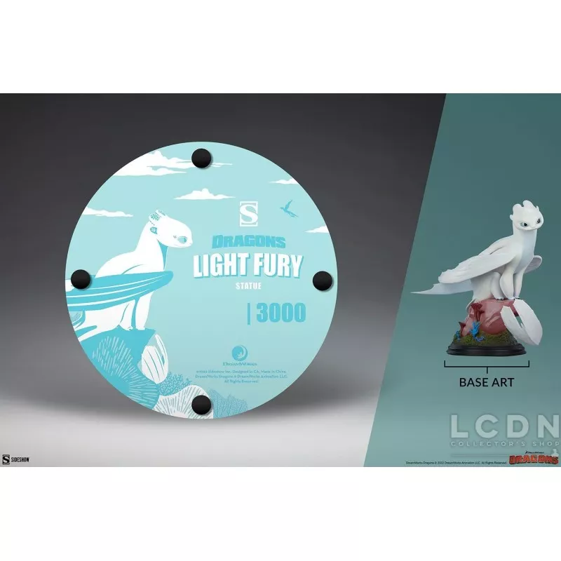 Dragons Statue Light Fury 26cm