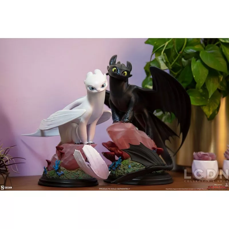 Dragons Statue Light Fury 26cm