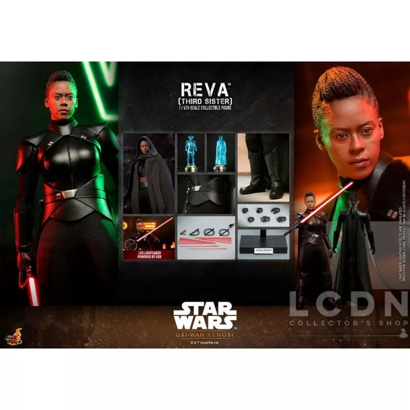 Hot Toys TMS083 Star Wars: Obi-Wan Kenobi Collectible Action Figure 1/6 Reva (Third Sister) 28cm