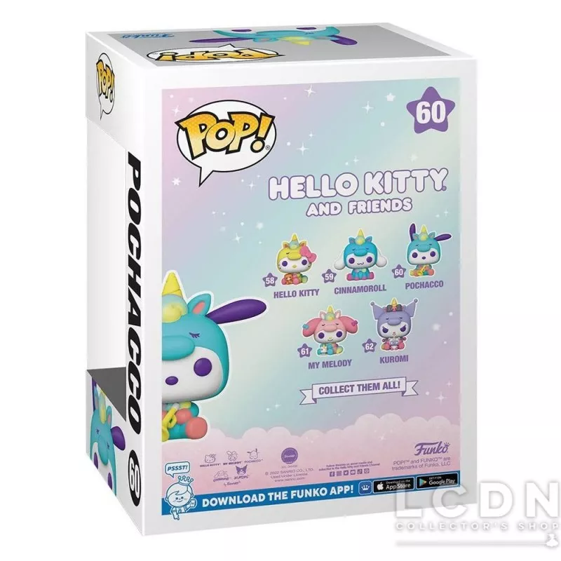 Hello Kitty and Friends POP! Sanrio Pochacco Vinyle Figurine 10cm N°60
