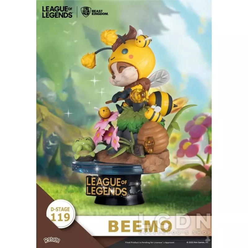 League of Legends Diorama D-Stage Beemo &amp; BZZZiggs 15cm