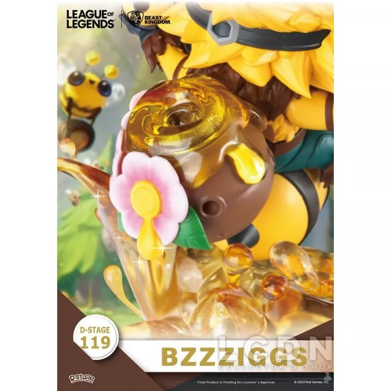 League of Legends Diorama D-Stage Beemo &amp; BZZZiggs 15cm